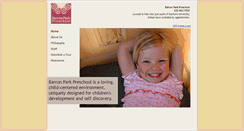 Desktop Screenshot of barronparkpreschool.com